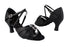 1724 127 Black Stardust with 2.5" Low Heel in the photo