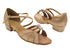 1724 135 Light Brown Satin with 1" Heel (8881) in the photo