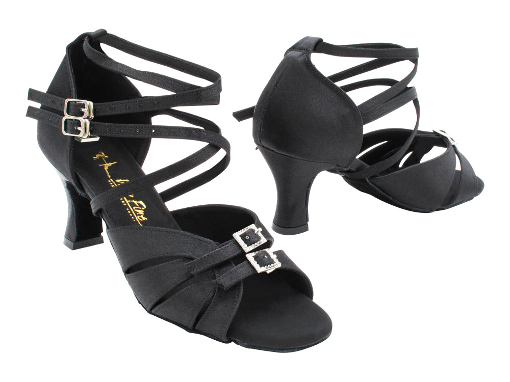 1724DX Black Satin with 2.5" Heel (2899) in the photo