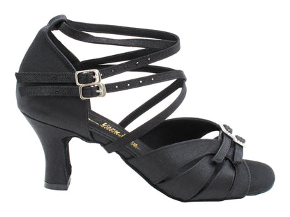 1724DX Black Satin with 2.5" Heel (2899) in the photo