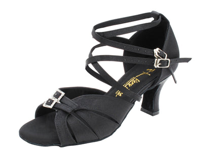 1724DX Black Satin with 2.5" Heel (2899) in the photo