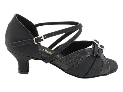 1724LEDSS 72 Black Nubuck &amp; Black Stardust with 2&quot; Slim Heel (289B) in the photo