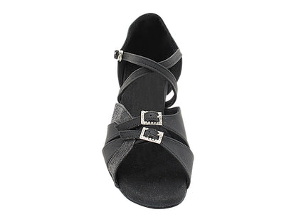 1724LEDSS 72 Black Nubuck &amp; Black Stardust with 2&quot; Slim Heel (289B) in the photo