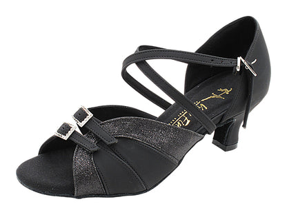 1724LEDSS 72 Black Nubuck &amp; Black Stardust with 2&quot; Slim Heel (289B) in the photo