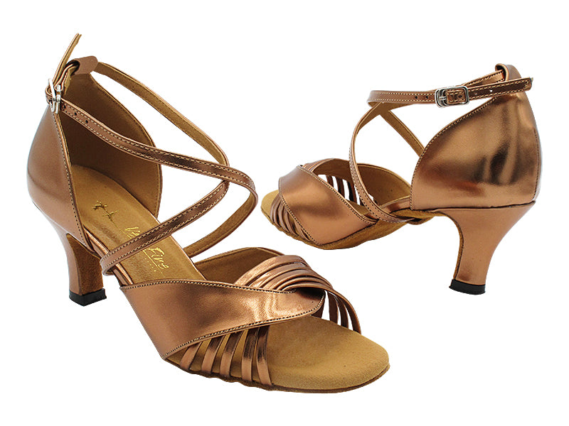 1731 Dark Tan Gold Leather with 2.5&quot; Heel (2899) in the photo