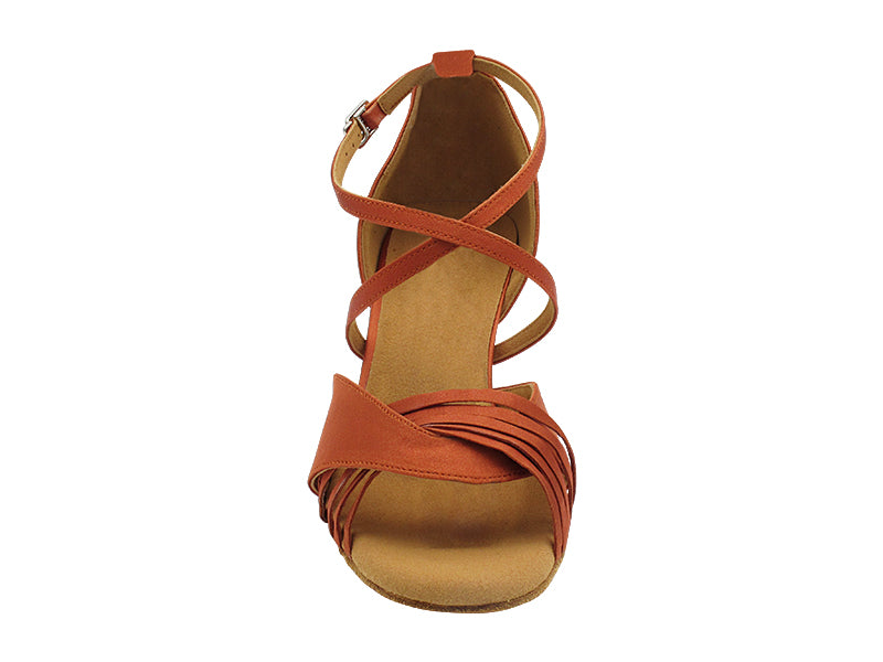 1731 Dark Tan Satin with 2.5&quot; Heel (2899) in the photo