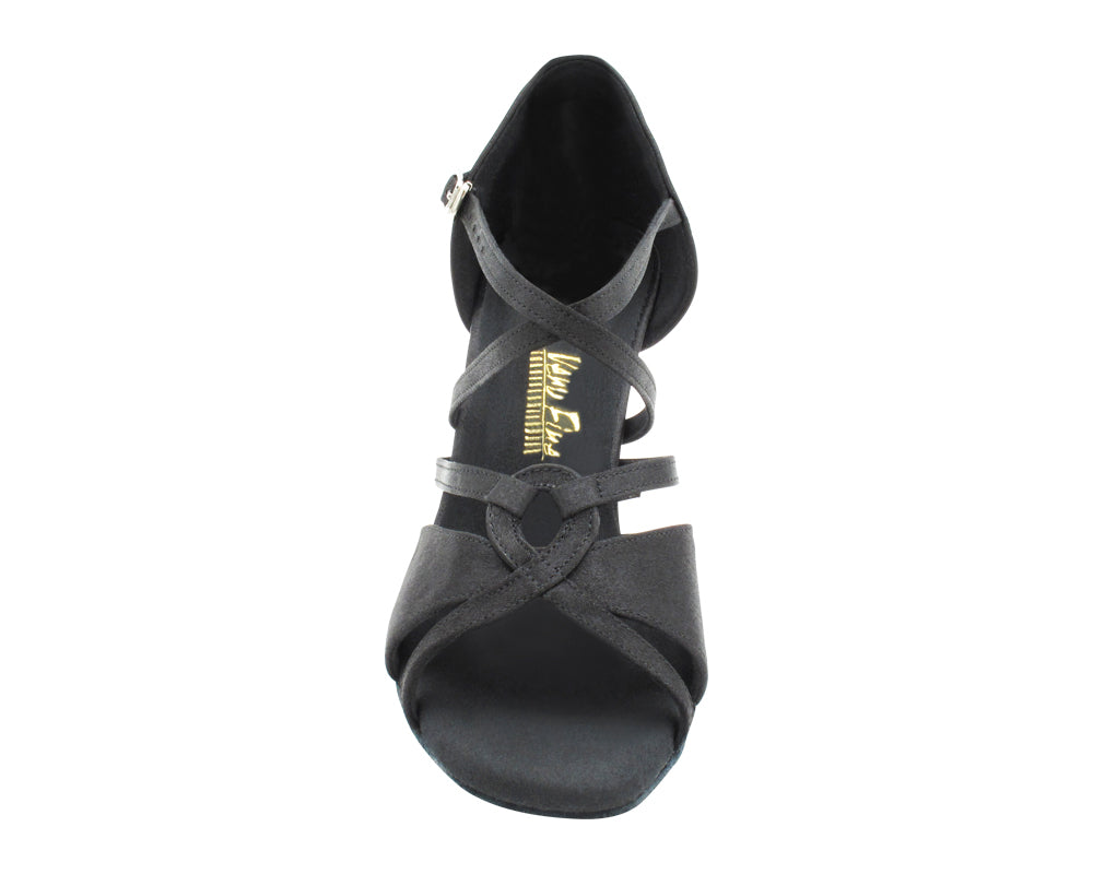 1737 Black Satin with 3" Heel (6812) in the photo
