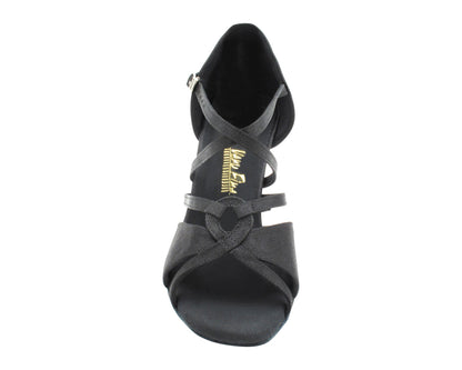 1737 Black Satin with 3" Heel (6812) in the photo