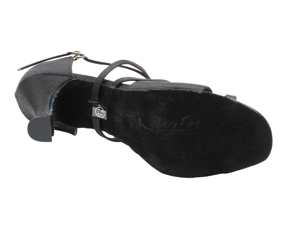 1737 Black Satin with 3" Heel (6812) in the photo