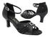 1742 Black Satin with 2.5" Heel (2899) in the photo