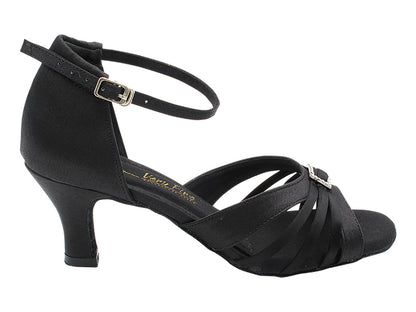 1742 Black Satin with 2.5&quot; Heel (2899) in the photo