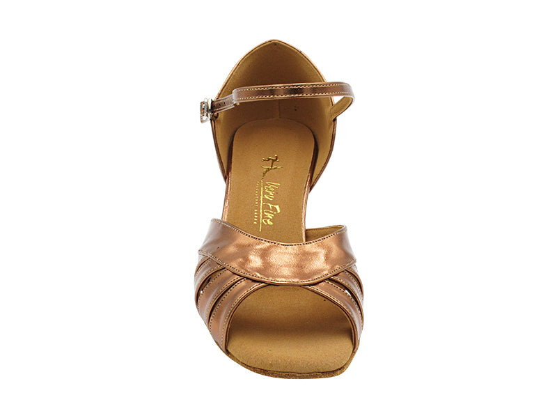 1745 Dark Tan Gold Leather with 2.5&quot; Heel (2899) in the photo