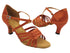 1765 Dark Tan Satin with 2.5" Heel (2899) in the photo