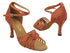 1784LEDSS Dark Tan Satin  3" Heel (5059) in the photo