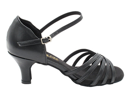 1785 Black Leather with 2.5" Heel (2899) in the photo
