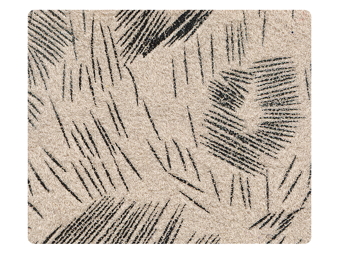 179 Pine Pattern Beige Velvet Fabric Swatch