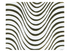 180 White_Gold Wave PU Fabric Swatch