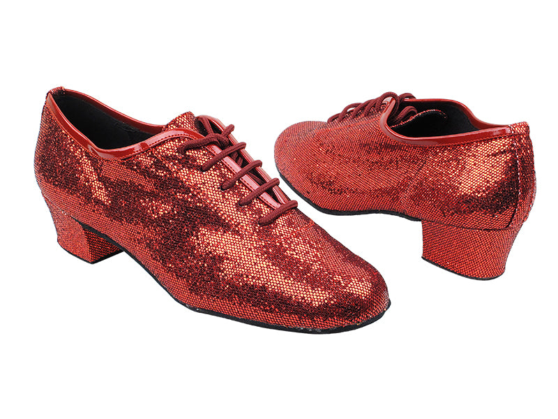 2001 285 Red Scale with 1.5&quot; Medium Heel in the photo