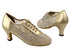 2002 57 Light Gold Leather_79 Mesh with 2_5 inch heel with 2.5" Low heel in the photo