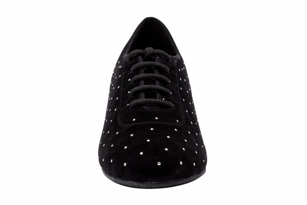 2003LEDSS-Split Black Velvet Crystal with 1.5" Heel (2001) in the photo