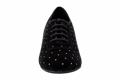 2003LEDSS-Split Black Velvet Crystal with 1.5" Heel (2001) in the photo