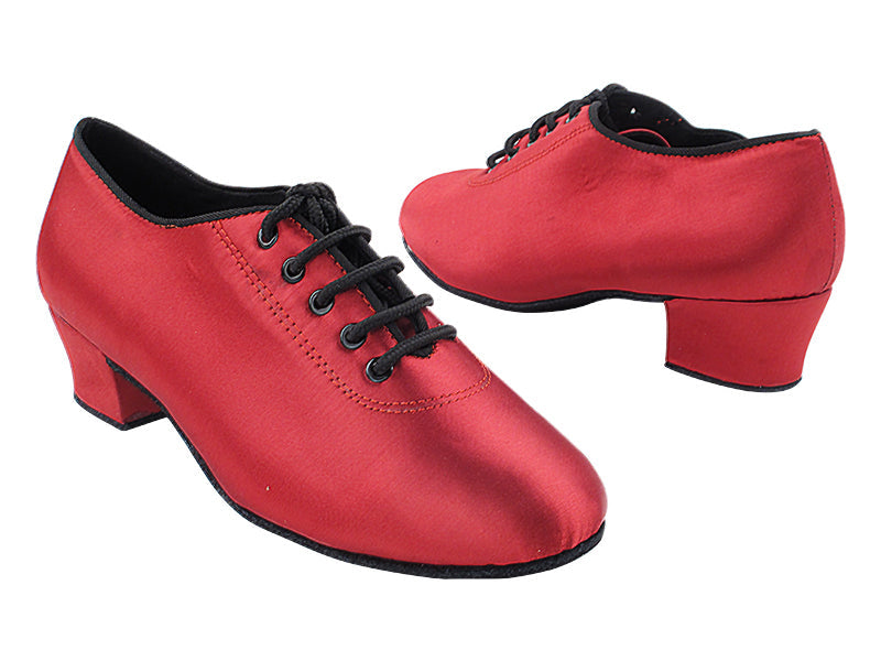 2003LEDSS 094 Burgundy Red Wine Satin with 1.5" Heel (2001) in the photo