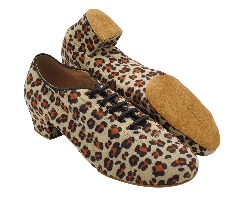 2003LEDSS-Split Apricot Leopard Velvet with 1.5" Heel (2001) in the photo