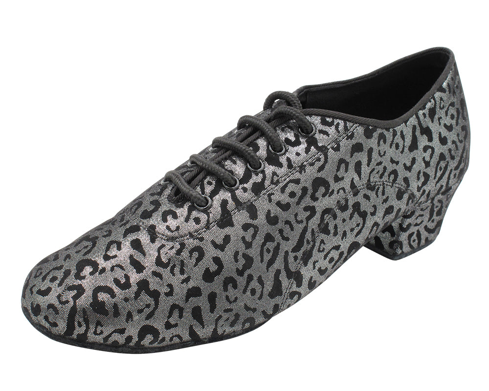 2003LEDSS-Split Black Velvet Leopard with 1.5" Heel (2001) in the photo