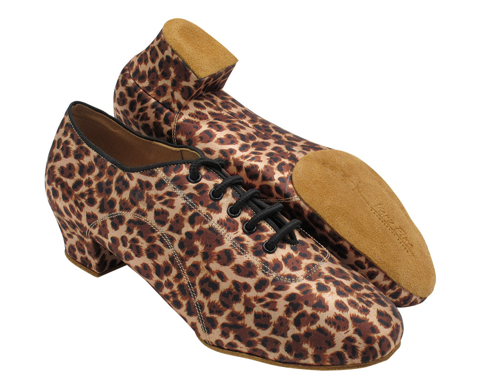 2003LEDSS-Split 128 Leopard Satin with 1.5" Heel (2001) in the photo