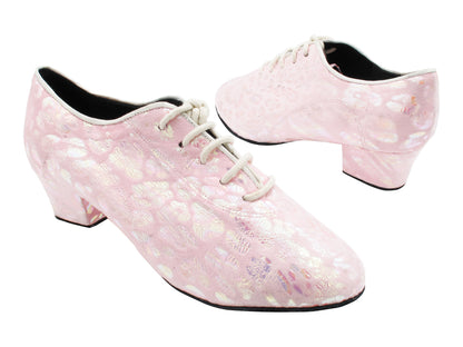 2003LEDSS-Split Pink Iridescent Seashells with 1.5" Heel (2001) in the photo