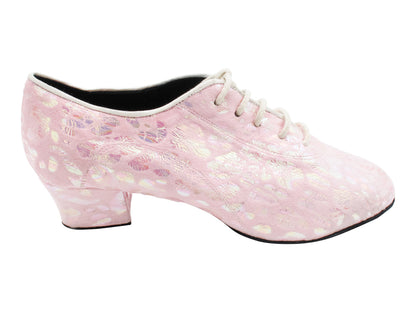 2003LEDSS-Split Pink Iridescent Seashells with 1.5" Heel (2001) in the photo