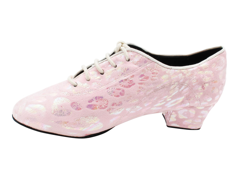 2003LEDSS-Split Pink Iridescent Seashells with 1.5" Heel (2001) in the photo