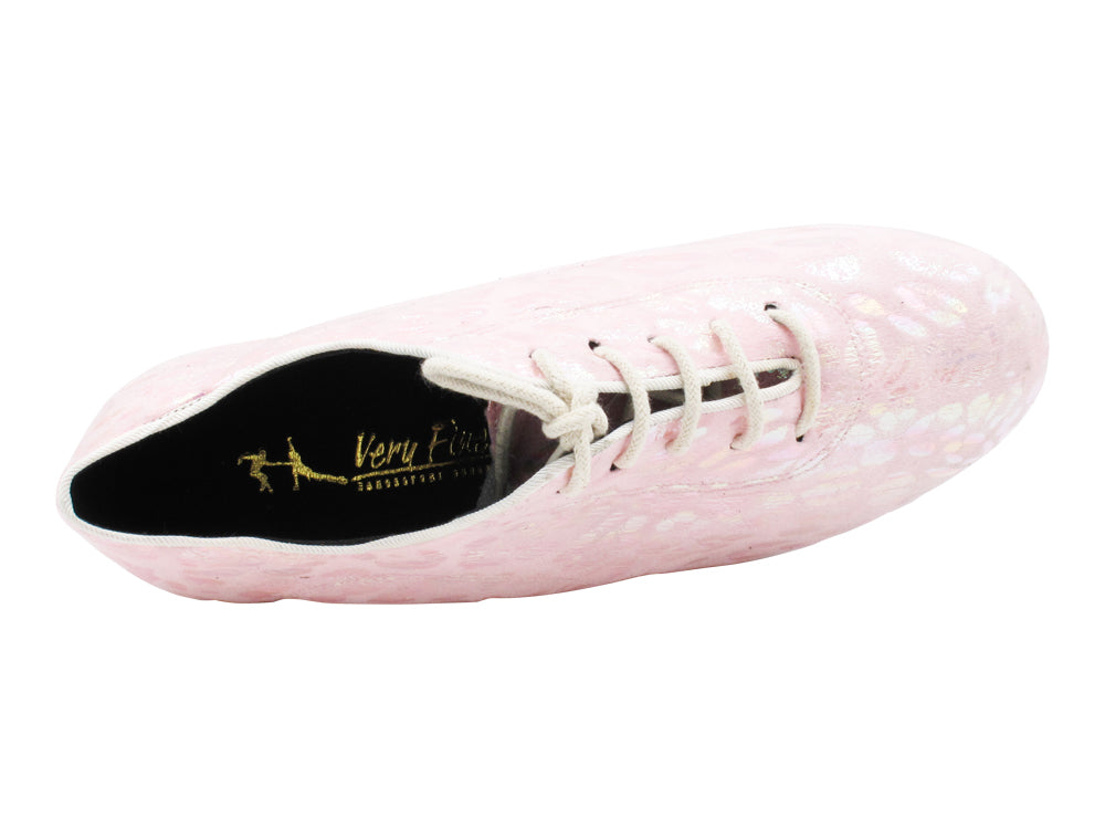 2003LEDSS-Split Pink Iridescent Seashells with 1.5" Heel (2001) in the photo