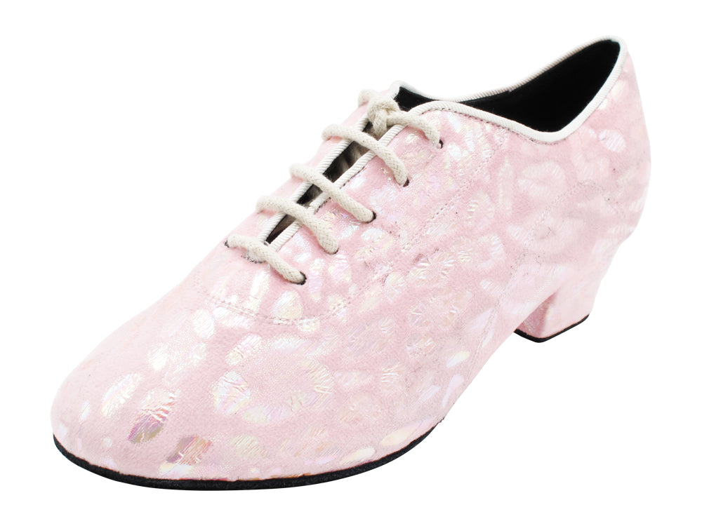 2003LEDSS-Split Pink Iridescent Seashells with 1.5" Heel (2001) in the photo