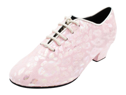 2003LEDSS-Split Pink Iridescent Seashells with 1.5" Heel (2001) in the photo