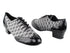 2008 71 Black_F_B_218 Black Silver Print Stardust_M with 1.5" Medium Heel in the photo