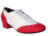 2008 Red Leather & White Leather with 1.5" Medium Heel in the photo