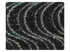 213 Black_Silver Wave Glitter Fabric Swatch