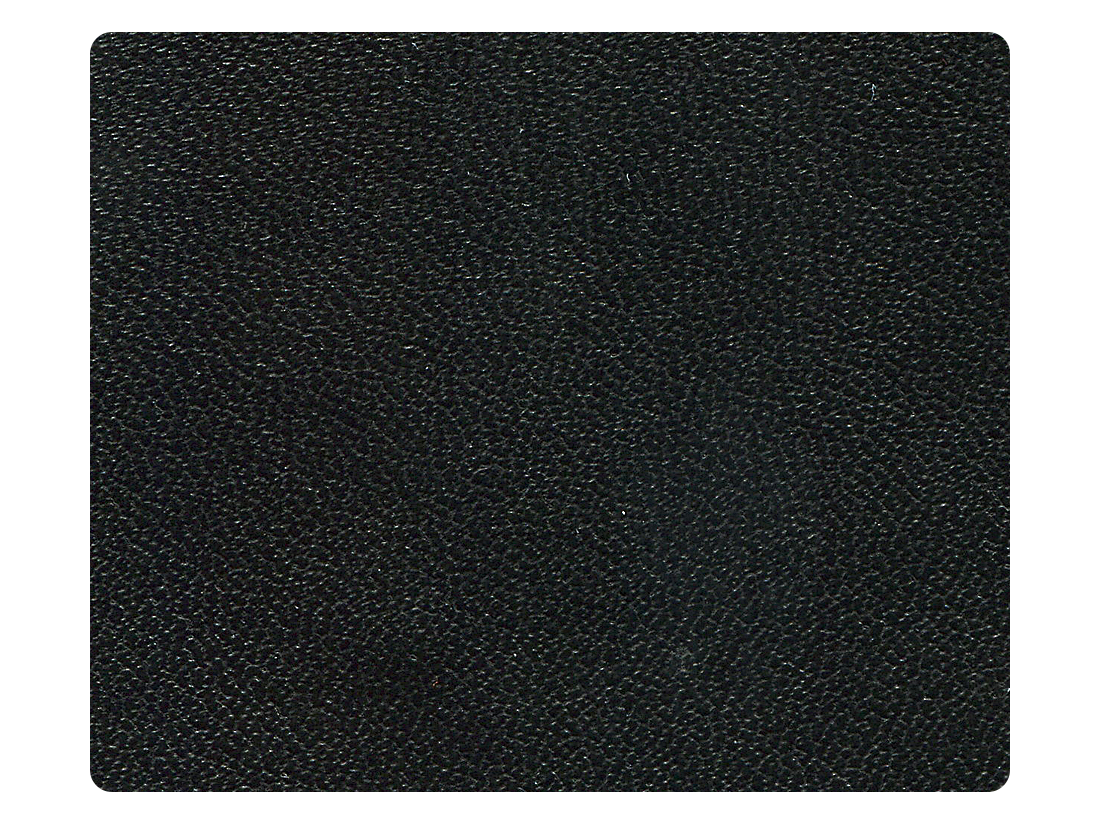 216 Black Leather (Microfiber) Fabric Swatch