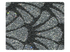 218 Black_Silver Print Stardust Fabric Swatch