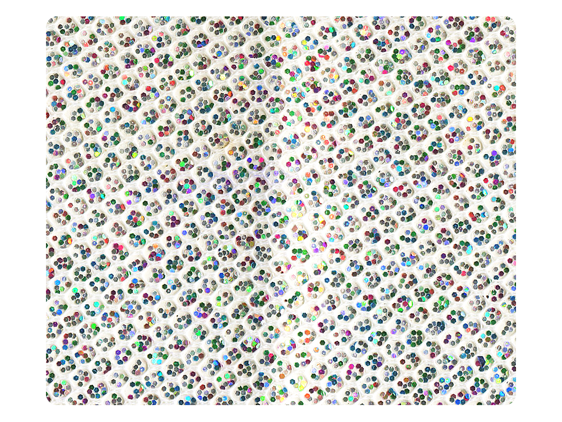 22 White Illusion Scale Fabric Swatch