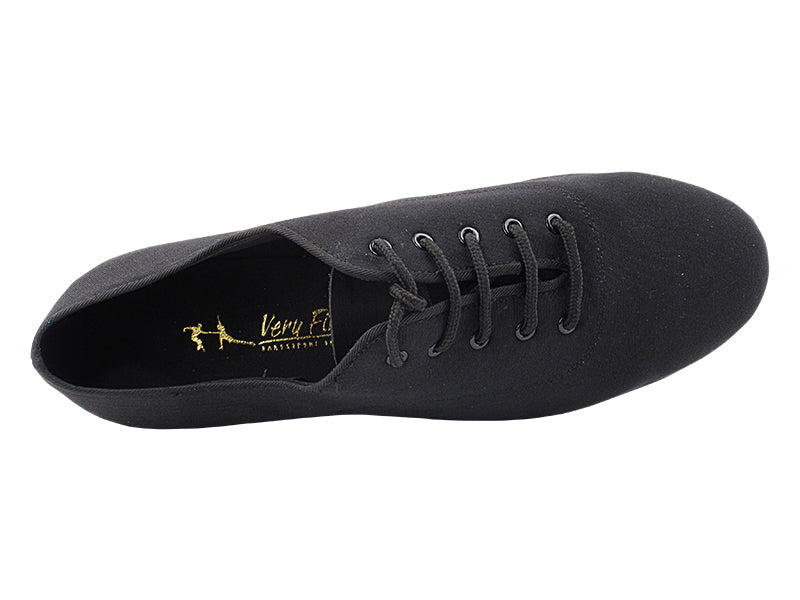 2301 Black Spandex with 1.5" Latin Heel in the photo