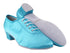 2302 230 Light Blue Satin with 1.5" Latin Heel in the photo