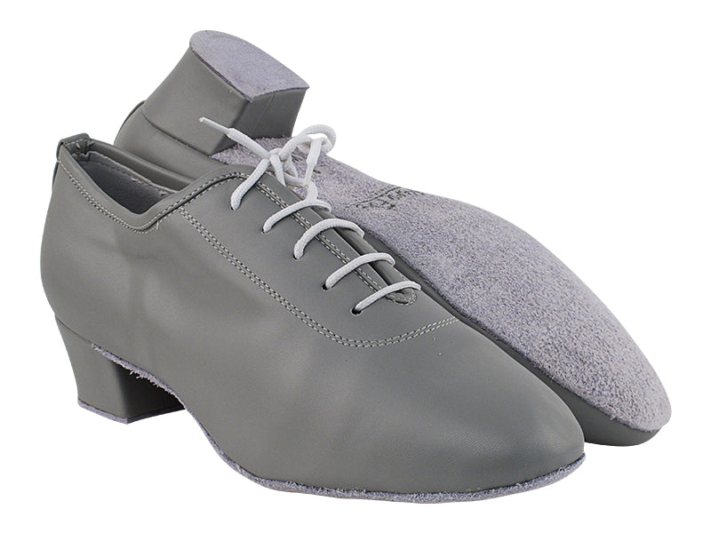 2302 264 Grey Pu with 1.5&quot; Latin Heel in the photo