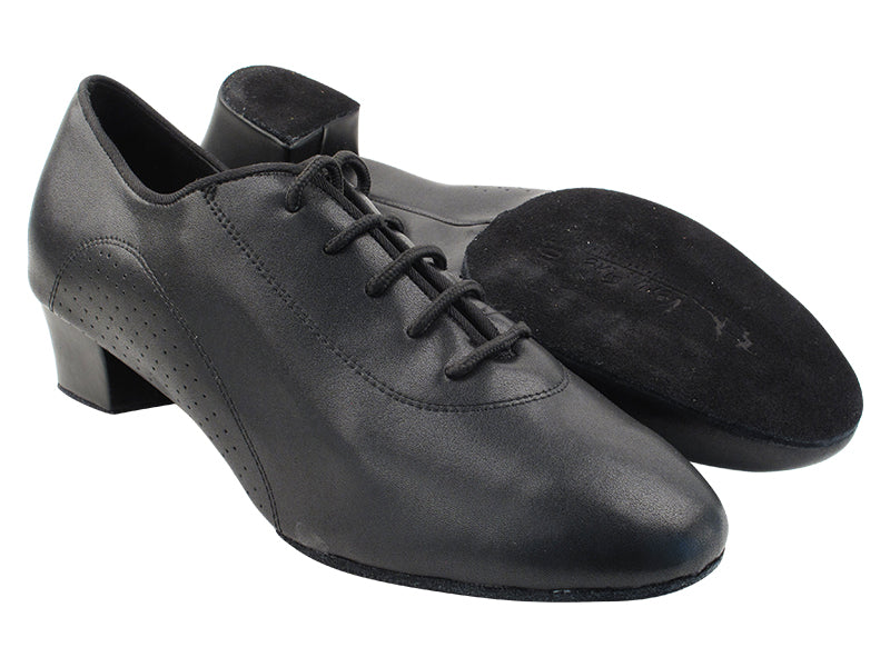 2303LEDSS Split Sole BLACK LEATHER with 1.5&quot; Latin Heel in the photo