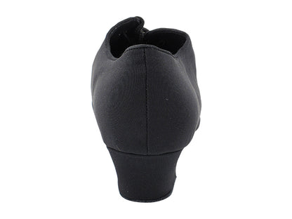 2303LEDSS Split Sole Black Spandex with 1.5" Latin Heel in the photo