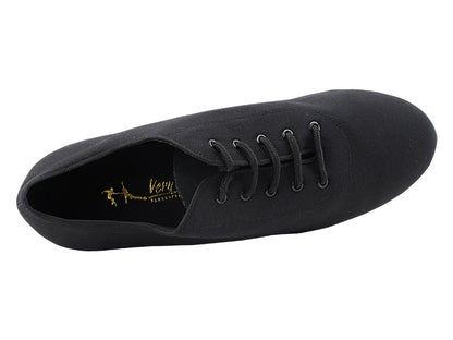 2303LEDSS Split Sole Black Spandex with 1.5" Latin Heel in the photo