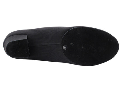 2303LEDSS Split Sole Black Spandex with 1.5" Latin Heel in the photo