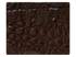 232 Coffee Brown Crocodile Fabric Swatch