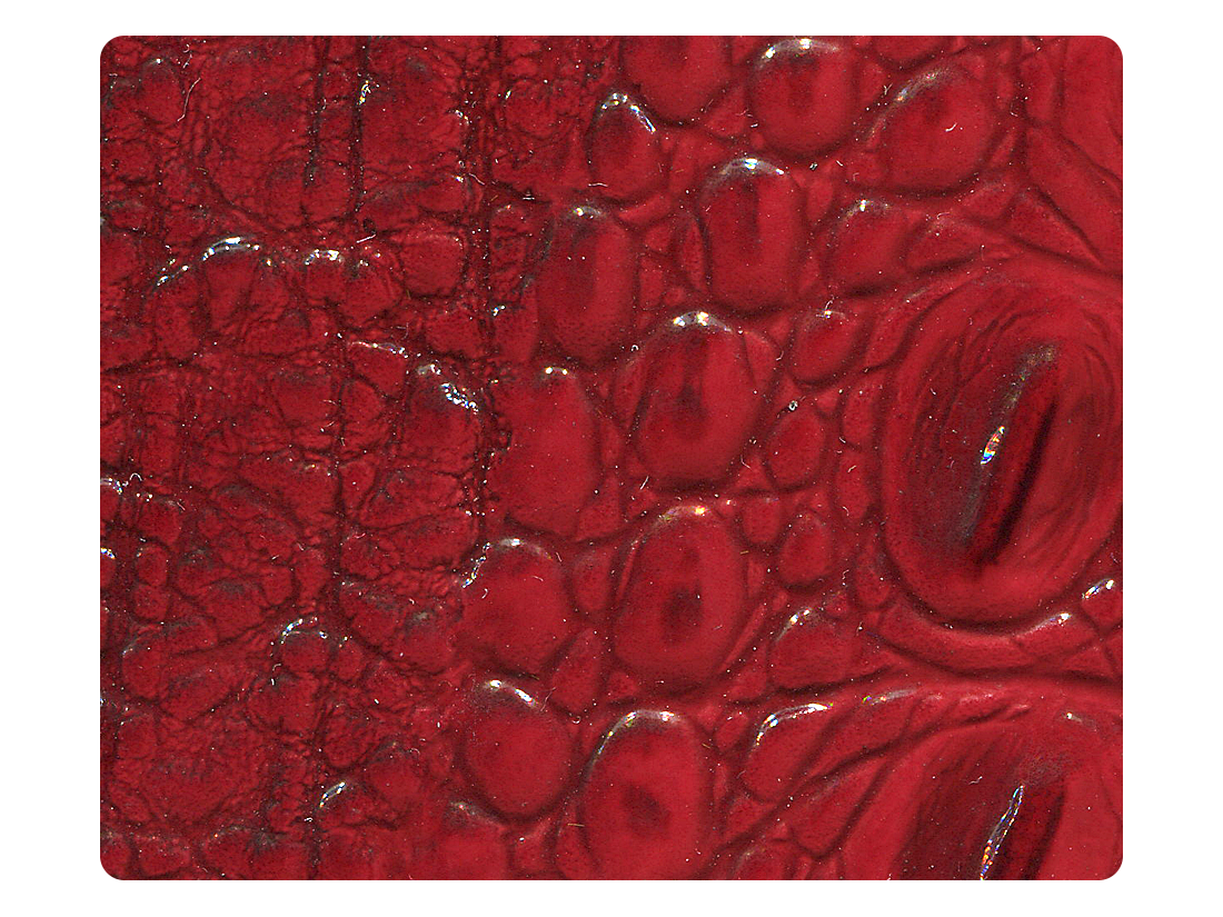 236 Red Crocodile Fabric Swatch